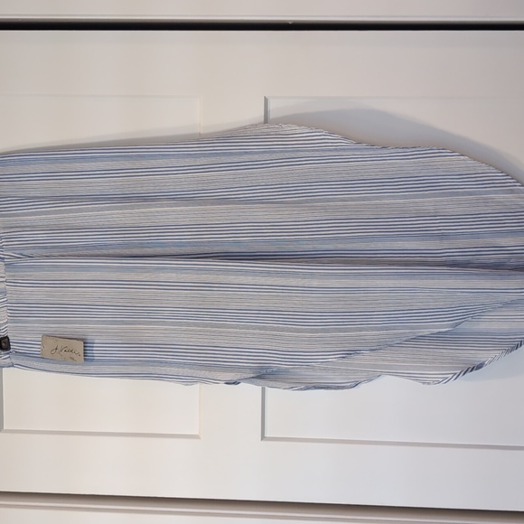 J Valdi Beach Pants White/Blue Stripe L NWT - Picture 7 of 7